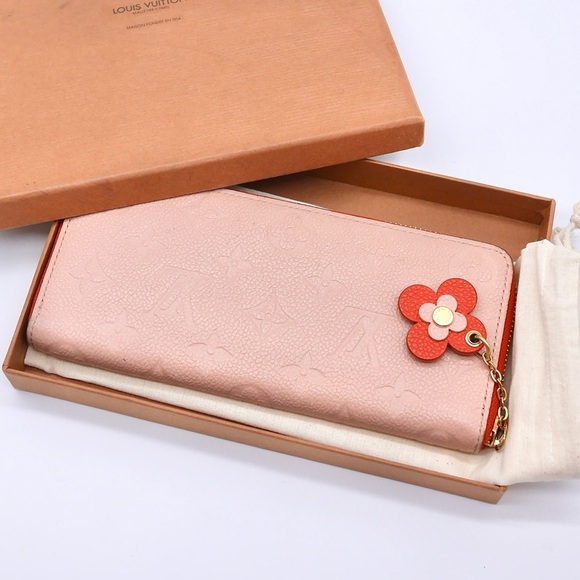 🍓LV Clemence Empreinte Leather Wallet SP0119 - Picture 1 of 10